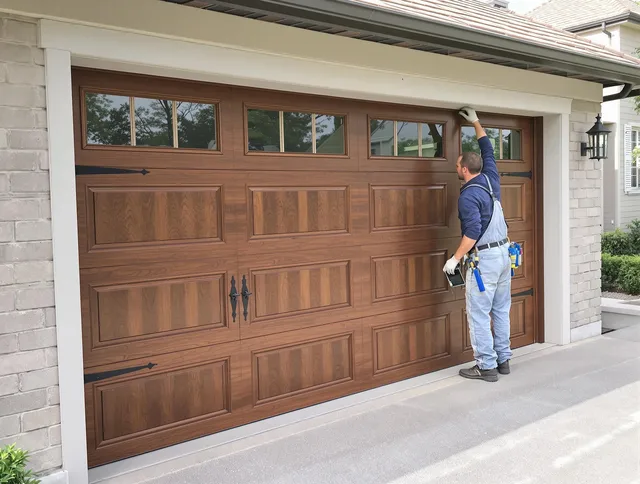 Custom garage door showcase by Hollywood Garage Door Repair in Hollywood