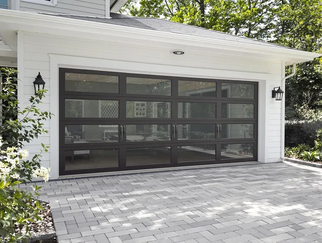 Hollywood Garage Door Repair design specialist presenting custom garage door options to Hollywood homeowner