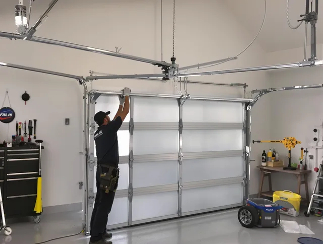 Hollywood Garage Door Repair certified team performing precision garage door installation in Hollywood