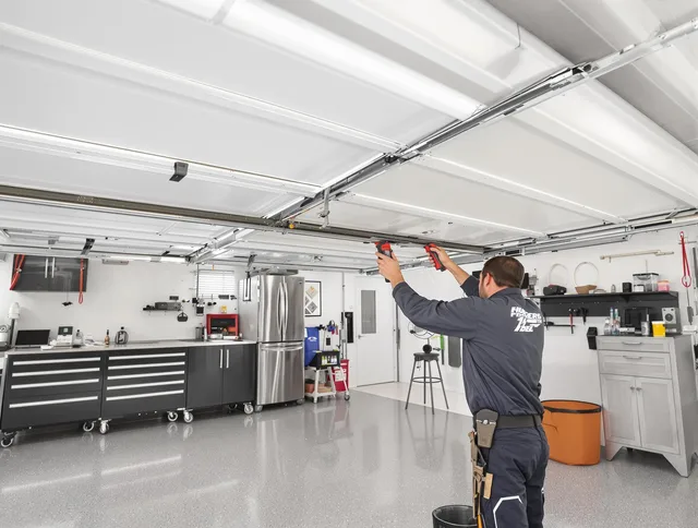 Overhead garage door repair service by Hollywood Garage Door Repair in Hollywood