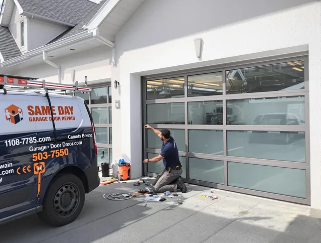 Same-day garage door repair service by Hollywood Garage Door Repair in Hollywood